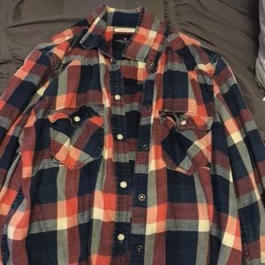 American eagle plaid shirt